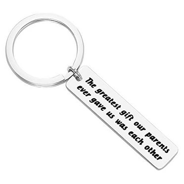Family Gifts for Parents Custom Key Chain Drive Safe Keychain Kids Present Keychain Parents Kids Present Keychain